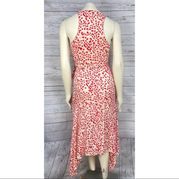 OLIVACIOUS Sleeveless Asymmetrical Wrap Dress M - Picture 2 of 4